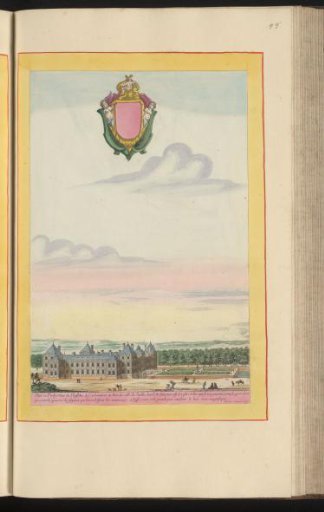 View of the Castle of Coulommiers-en-Brie from the Garden Side