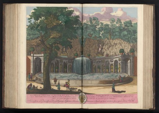 Fountain of the Tiburtine Sibyl in the garden of the Villa d'Este at Tivoli