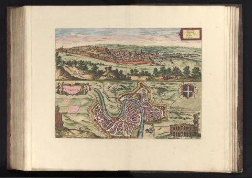 View of Verona in Bird's-Eye Perspective