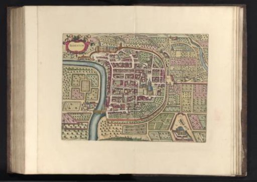 View of Trento in Bird's-Eye Perspective
