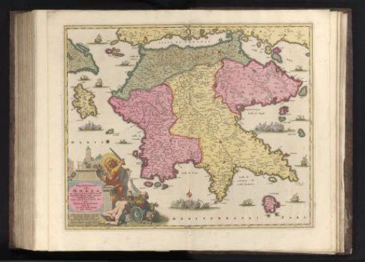 Map of the Peloponnese
