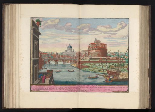 Engelsburg, St. Peter's Basilica and the Tiber River