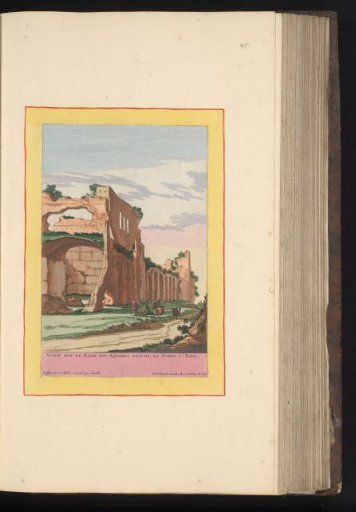 Ruin of an old city wall of Rome