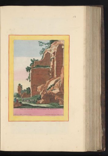 Ruin of the Theatre of Marcellus in Rome