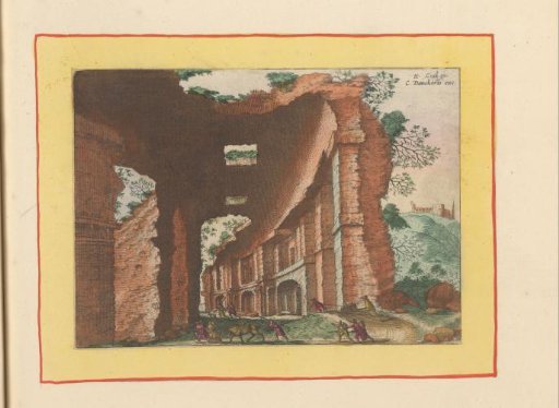 Ruin of an amphitheatre at Rome