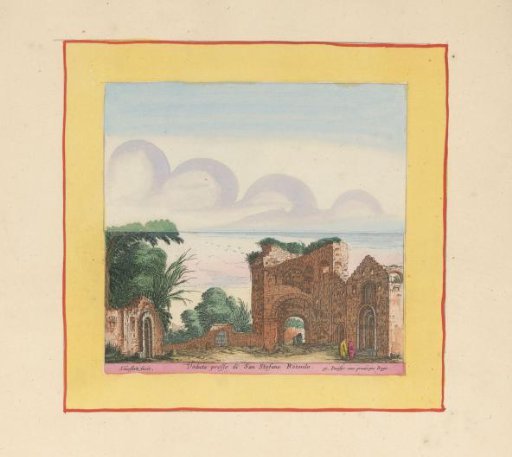Landscape near the Santo Stefano Rotondo in Rome