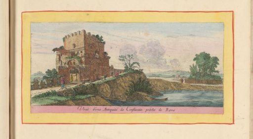 Ruin in Rome, near the Arch of Constantine