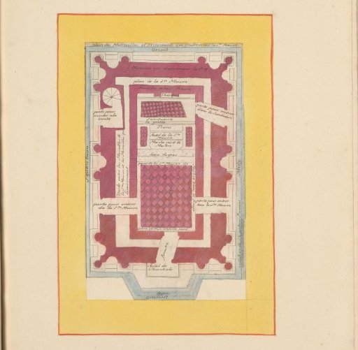 Plan of a building