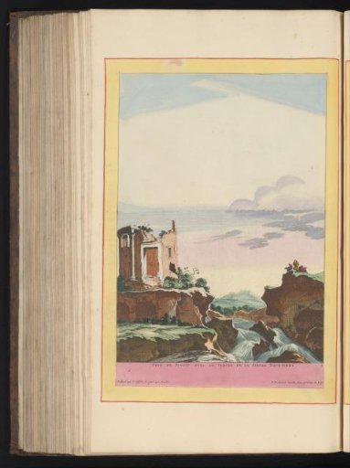 Landscape with the ruin of the Temple of the Tiburtine Sibyl
