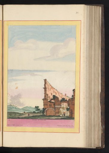 Landscape with the Ruins of the Colosseum at Rome