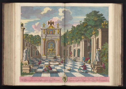 Fountain of Jupiter in the Garden of Villa d'Este at Tivoli
