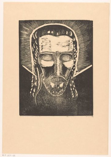 Head of Christ with Halo