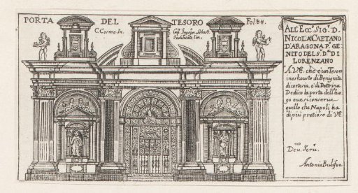 Entrance to the treasury of the Naples Cathedral