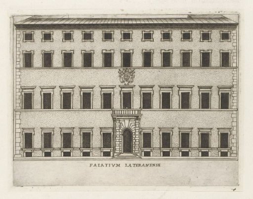 Façade of the Lateran Palace in Rome