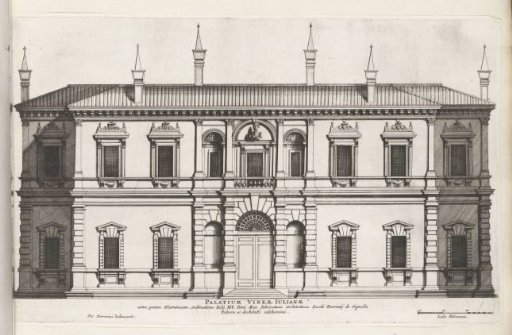 Facade of Villa Giulia in Rome