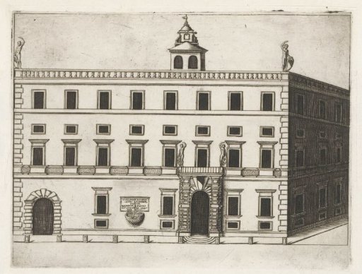 Facade of a palazzo in Rome