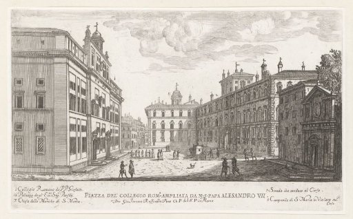 Piazza del Collegio Romano in Rome