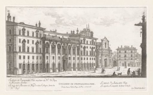 Palazzo di Propaganda Fide in Rome