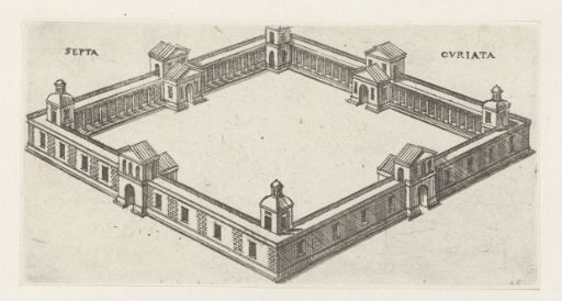 The Septa Curiata in Rome