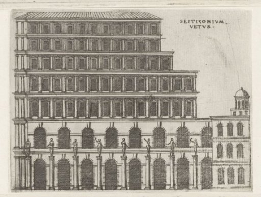 The Vetus Septizonium in Rome