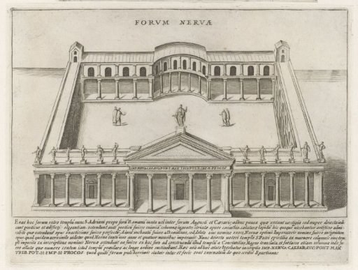 The Forum of Nerva in Rome