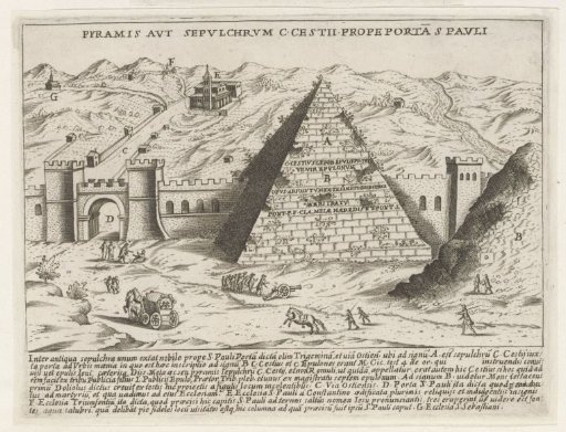 Pyramid of Cestius in Rome