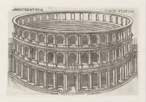 The Amphitheatre of Statilius Taurus in Rome