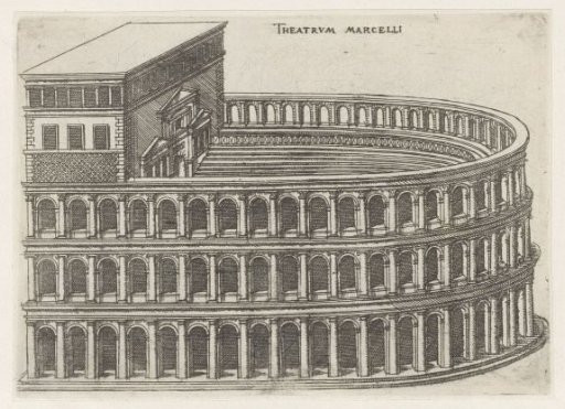 The Theater of Marcellus in Rome