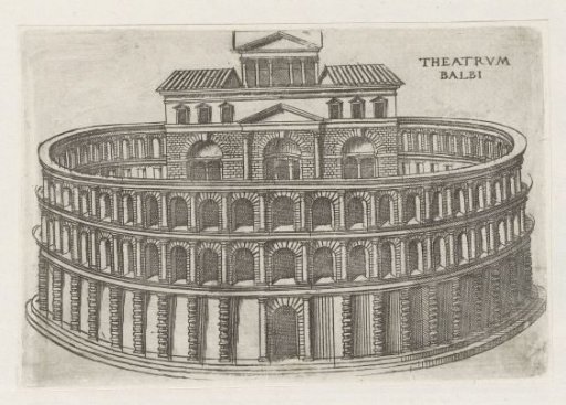 The Theater of Balbus in Rome
