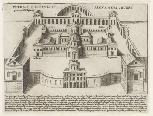 Baths of Alexander Severus, formerly the Baths of Nero, in Rome