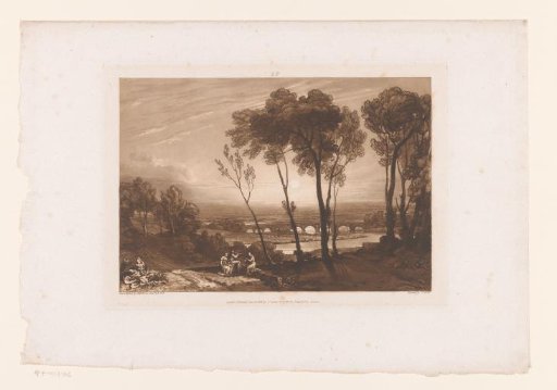 Landscape with Three Shepherds and Bridge with Eight Arches