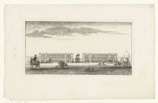 View of the Place Louis XV in Paris