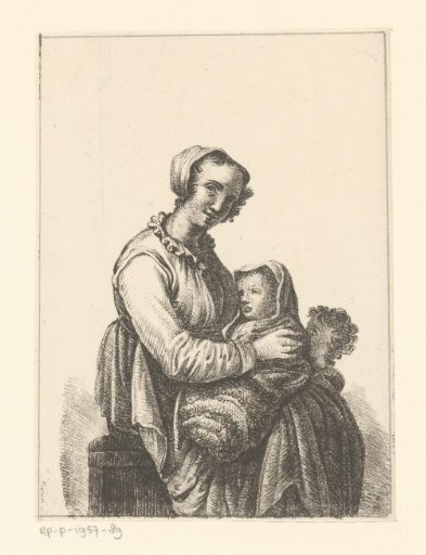 Mother with baby and toddler