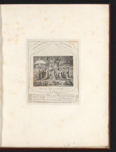 Job Under a Tree with His Wife and Children