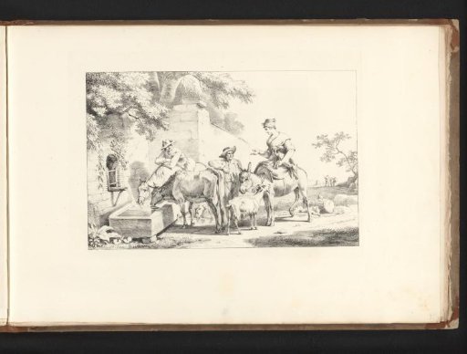 Shepherds at a spring