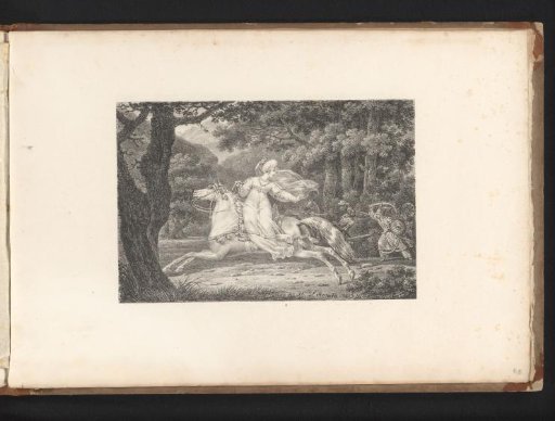Woman on horseback