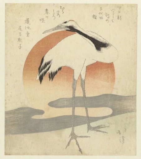 Crane for the First Sunrise of the Year