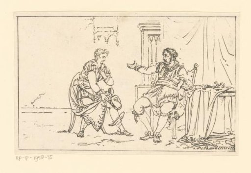 Two gentlemen in conversation