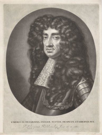Portrait of Charles II, King of England
