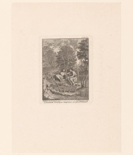 Lycaenion Instructing Daphnis in the Art of Love