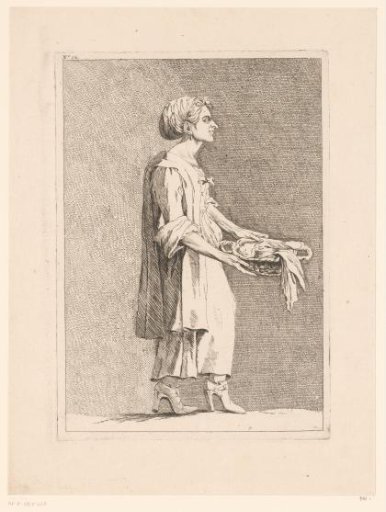 Caricature of a woman on high heels