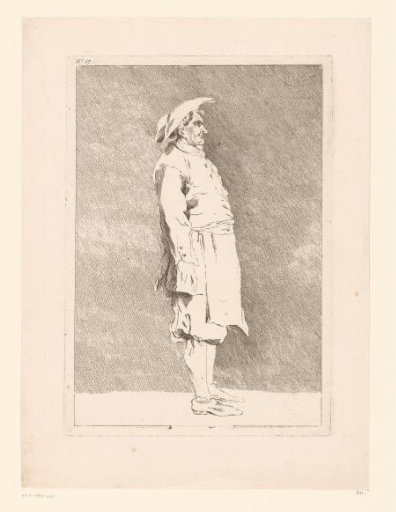 Caricature of a Frenchman