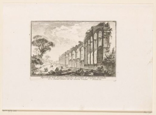 Aqueduct Aqua Claudia at Rome