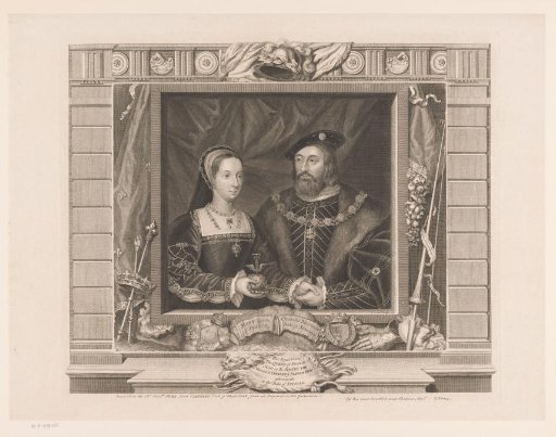 Portrait of Mary Tudor and Charles Brandon