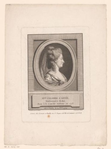 Portrait of Mademoiselle Colombe L'Ainée