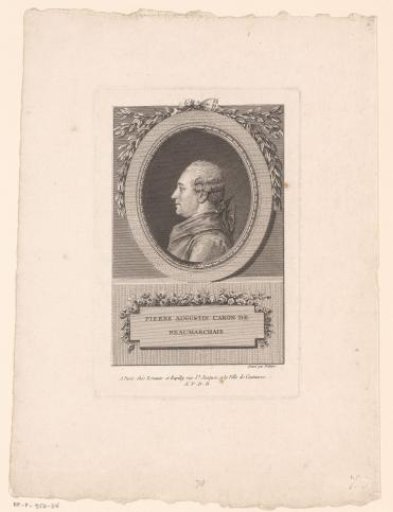 Portrait of Pierre Beaumarchais