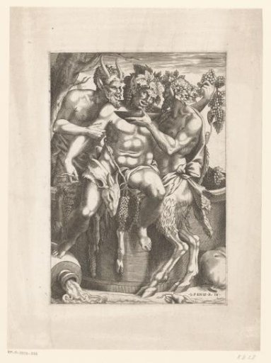 Bacchus and Two Satyrs