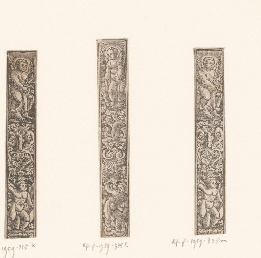 Vertical frieze with two putti