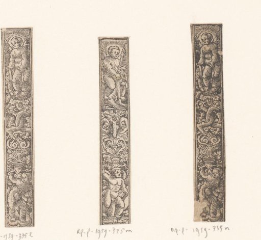 Vertical Frieze with Two Putti