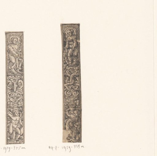 Vertical frieze with two putti